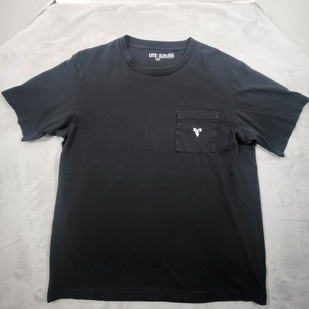 Uniqlo UT Final Fantasy X 35th Anniversary Pocket Shirt Mens L Black FFX Game